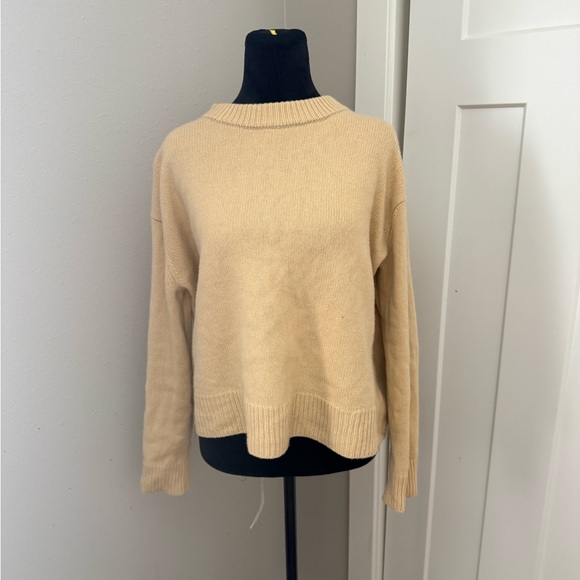 Vince Cashmere Beige Tan Sweater Small - Picture 2 of 7